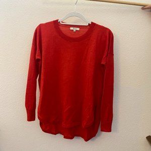 Red Madewell sweater - size XS